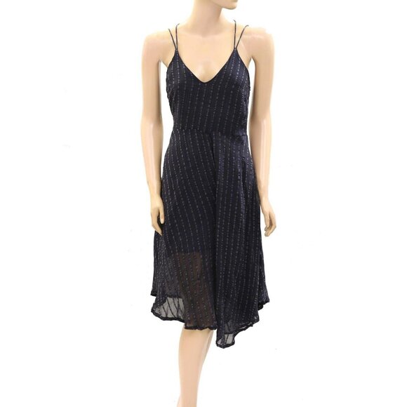 HD In Paris Anthropologie Harbor Printed Romper Jumpsuit Dress Cropped XS 274554 - Picture 1 of 4